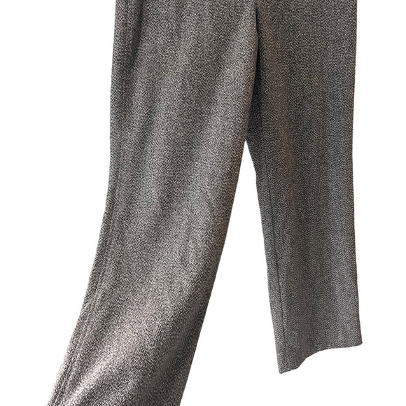 Ann Taylor Chevron Grey Wool Blend Mid Rise Trousers Womens Size 6 Fully Lined - Picture 5 of 15